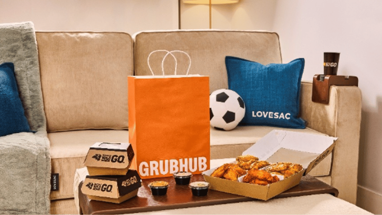 Grubhub World Cup couch