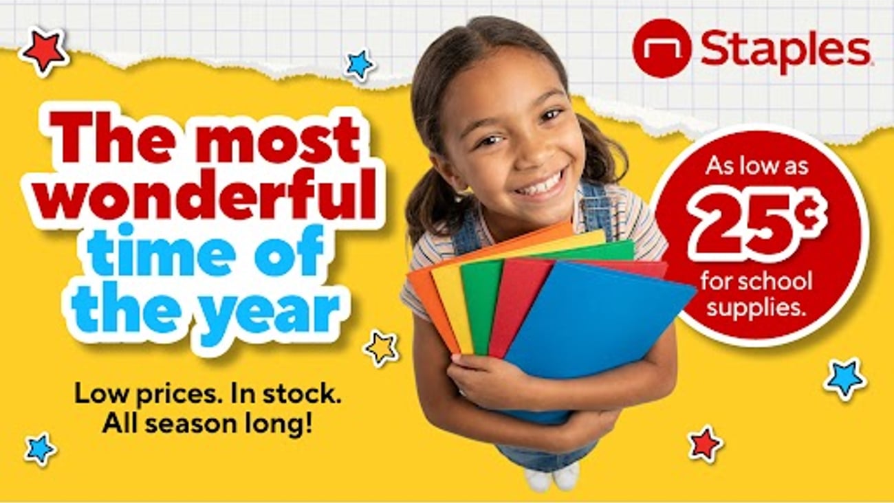 Staples back to school 2026