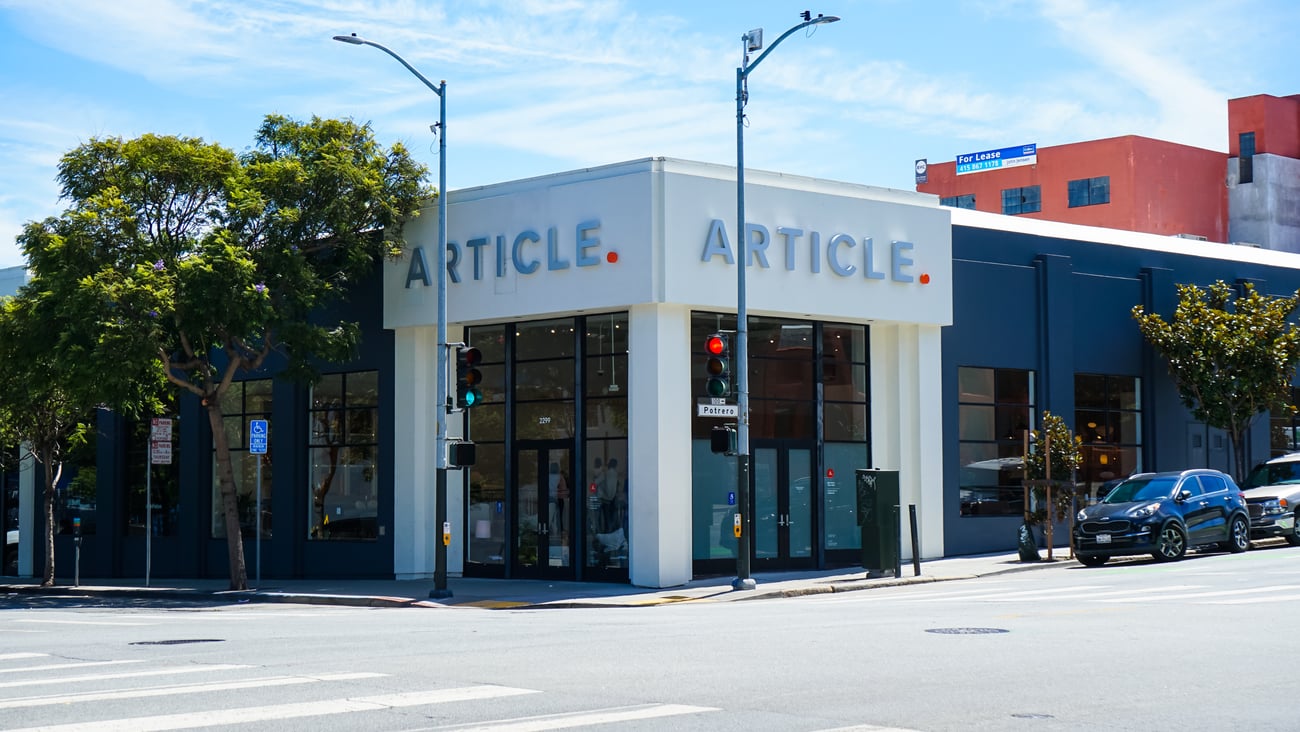 Article San Francisco showroom