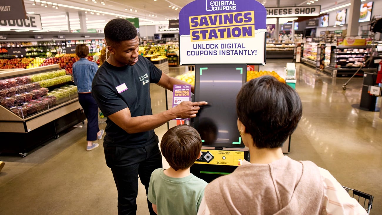 Savings Station (Photo: Giant Food)