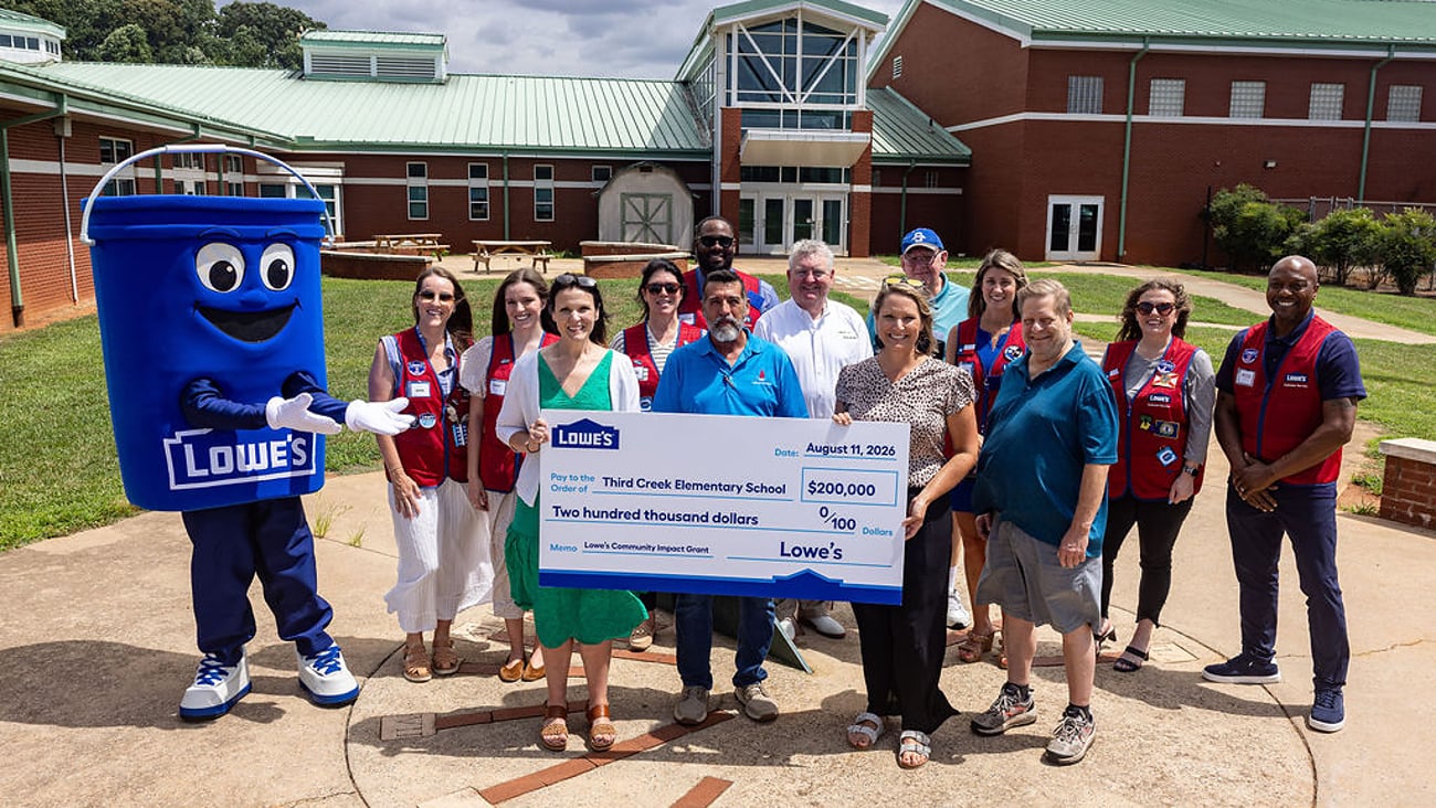 Lowe's Third Creek Elementary