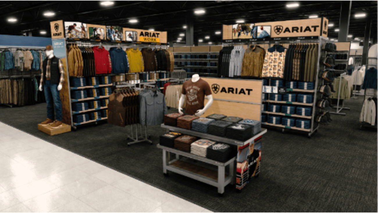 Academy Ariat shop-in-shops