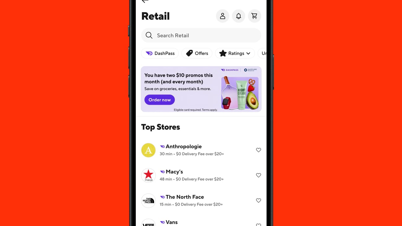 DoorDash app