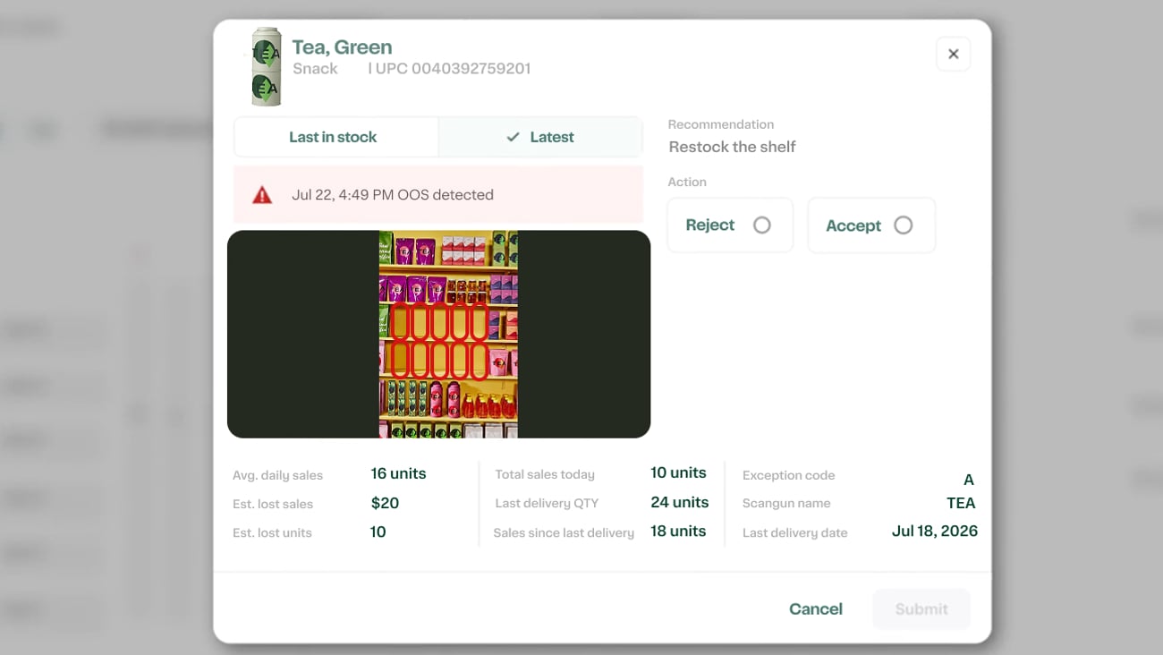 Instacart in-store software