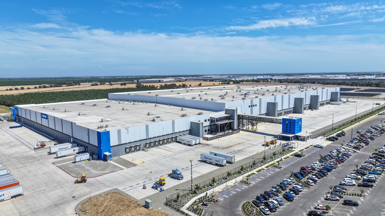 Walmart fulfillment center Stockton, CA.