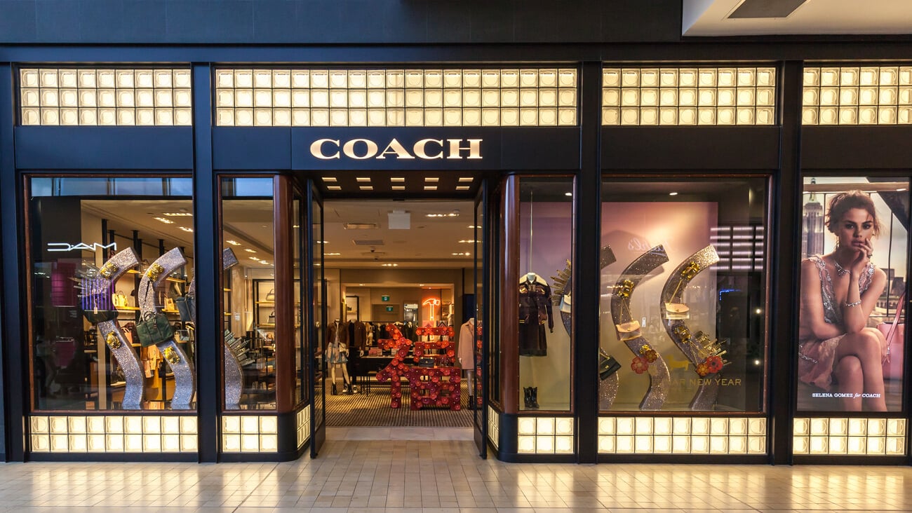Toronto, Canada - February 23, 2018: Coach storefront in the shopping mall in Toronto. Coach is a leading design house of modern luxury accessories and lifestyle collections.; Shutterstock ID 1049898623