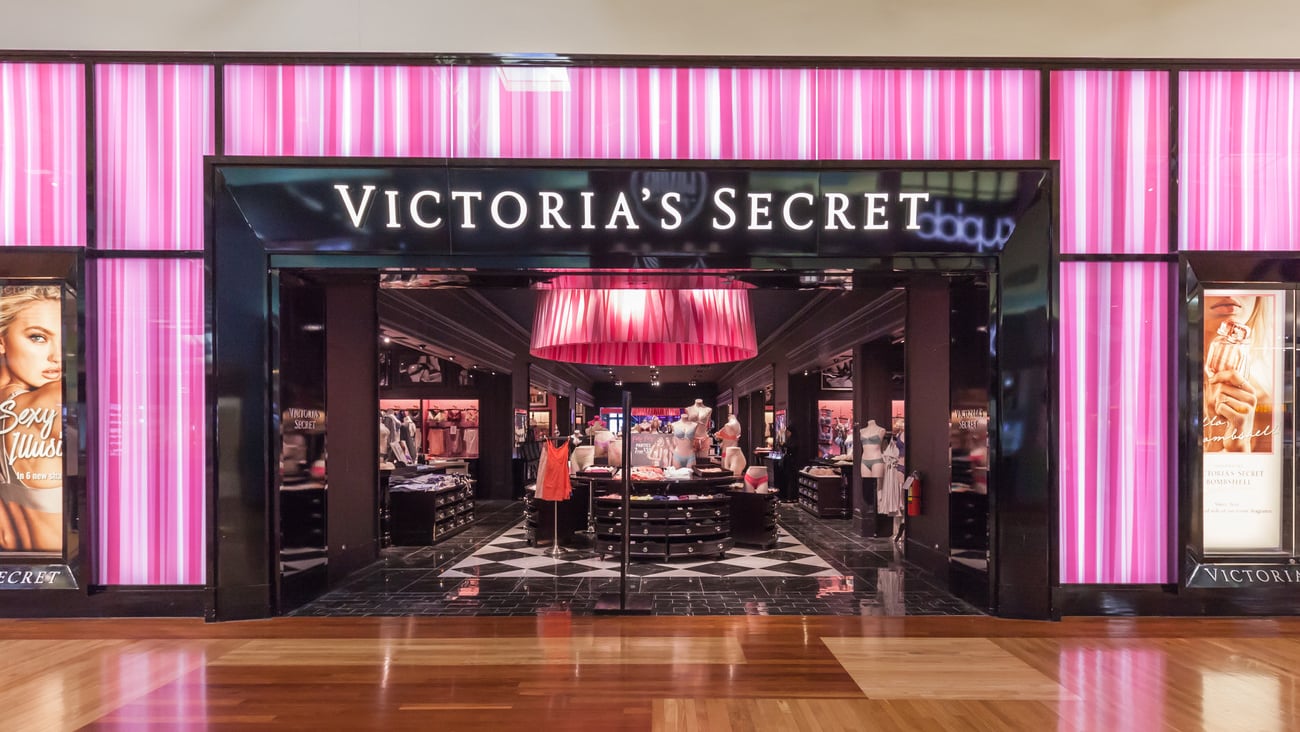 TORONTO, CANADA - JANUARY 19, 2018: Victoria's Secret store front in the Vaughan Mills mall in Toronto. Victoria's Secret the largest American retailer of women's lingerie.; Shutterstock ID 1052362088