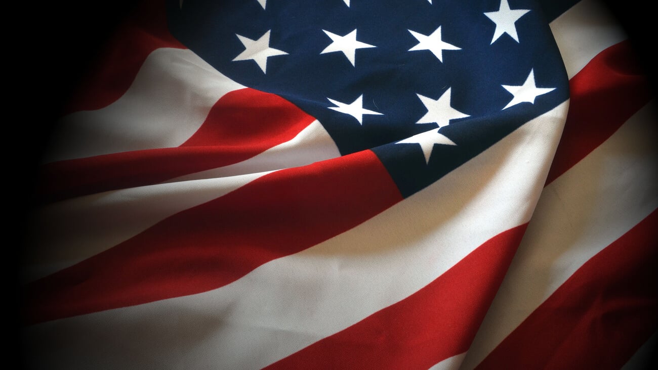 Flag USA as a patriotic background; Shutterstock ID 1462816277
