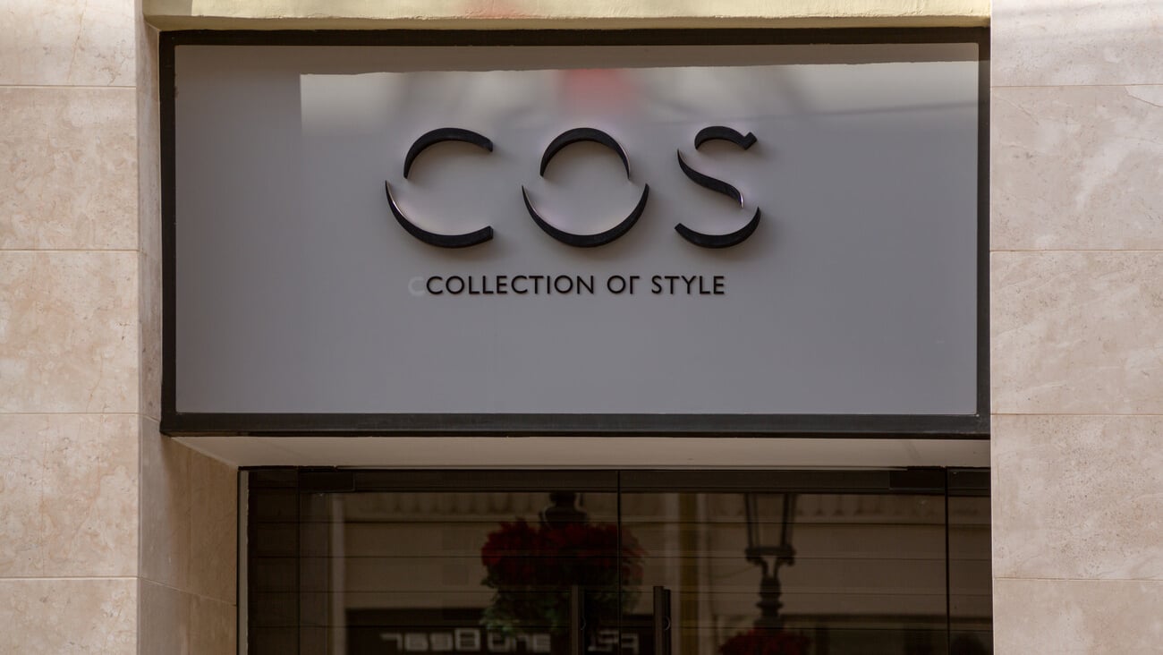 Valencia, Spain - December 25 2018: COS logo. Cos fashion store front; Shutterstock ID 1502419178