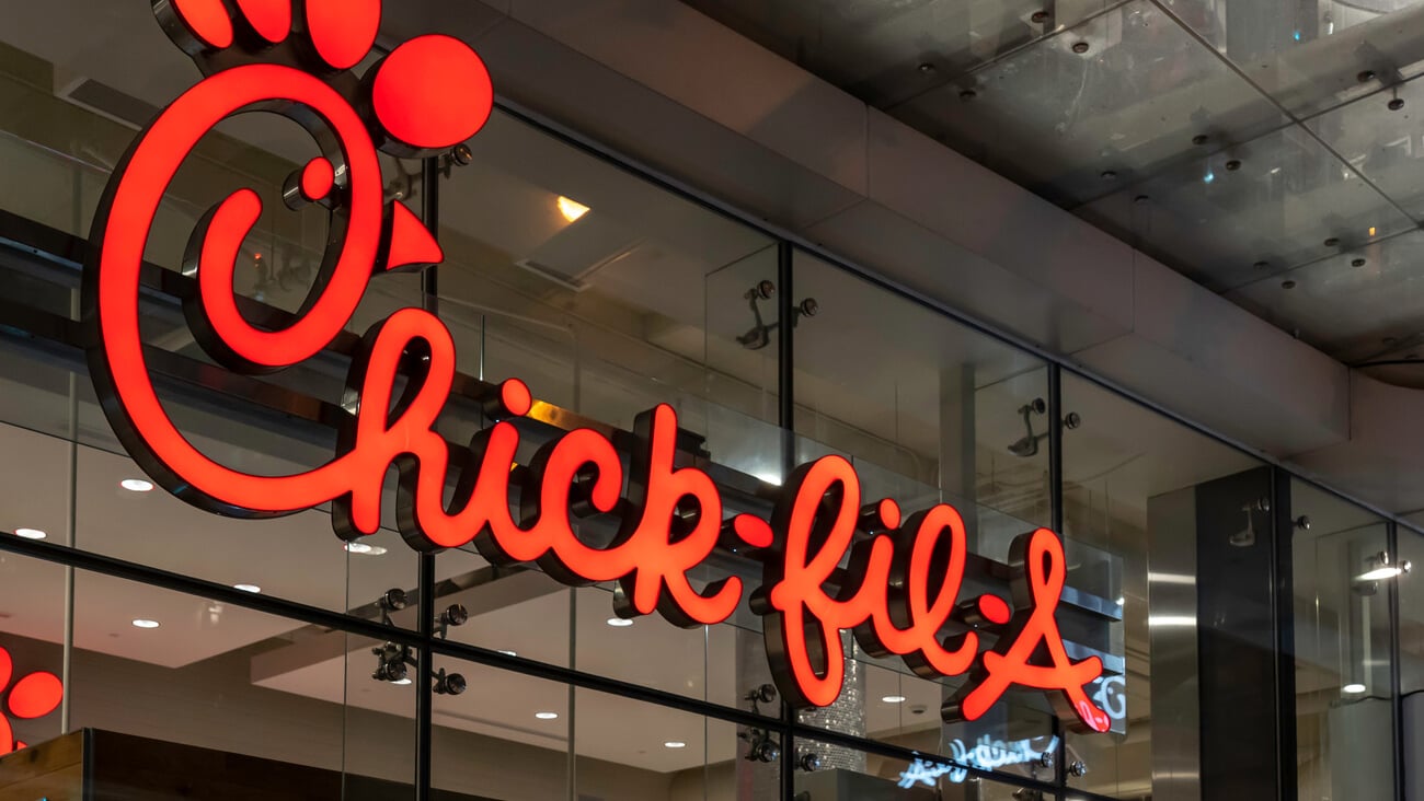 Toronto, Canada - September 25, 2019: Sign of Chick-fil-A restaurant in the night in Toronto, Canada. Chick-fil-A is an American fast food restaurant chain specializing in chicken sandwiches. ; Shutterstock ID 1514743925