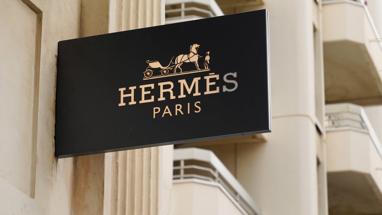 Biarritz , Aquitaine / France - 07 30 2020 : Hermes text and sign logo of International French store of fashion manufacturer luxury shop; Shutterstock ID 1790194922
