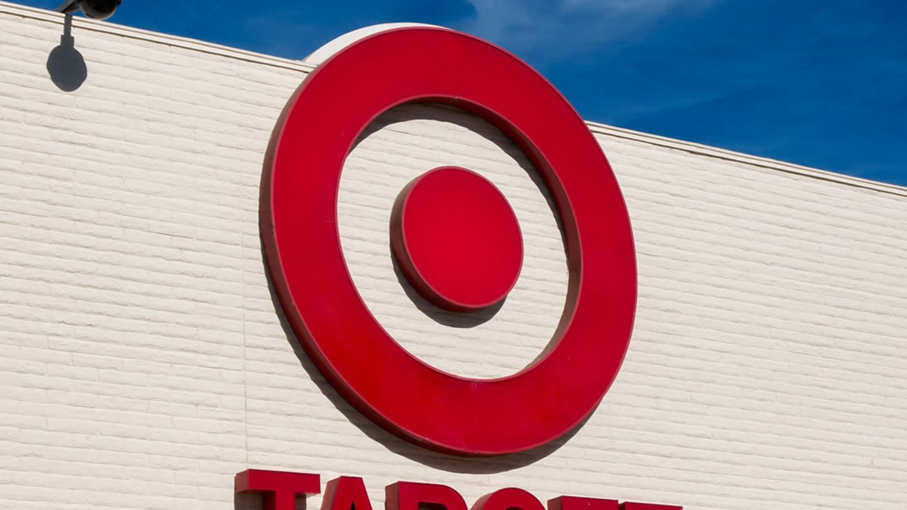 SANTA CLARITA,, CA/USA - NOVEMBER 22, 2014  Exterior view of a Target retail store. Target Corporation is an American retailing company and second-largest discount retailer in the United States.; Shutterstock ID 234288547