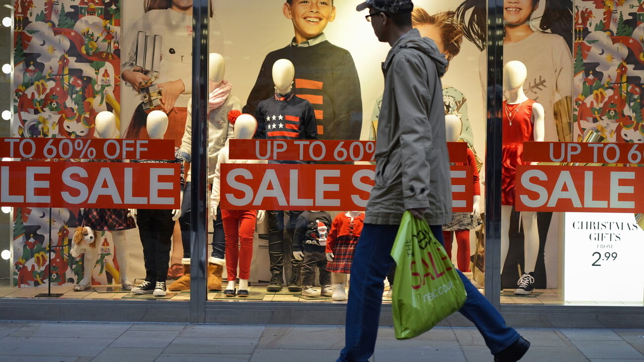 BATH - DEC 25: People visit stores in Southgate shopping district for the Boxing Day Sales on Dec 25, 2014 in Bath, UK. Many shops across the country traditionally hold sales on Boxing Day.   ; Shutterstock ID 240034642