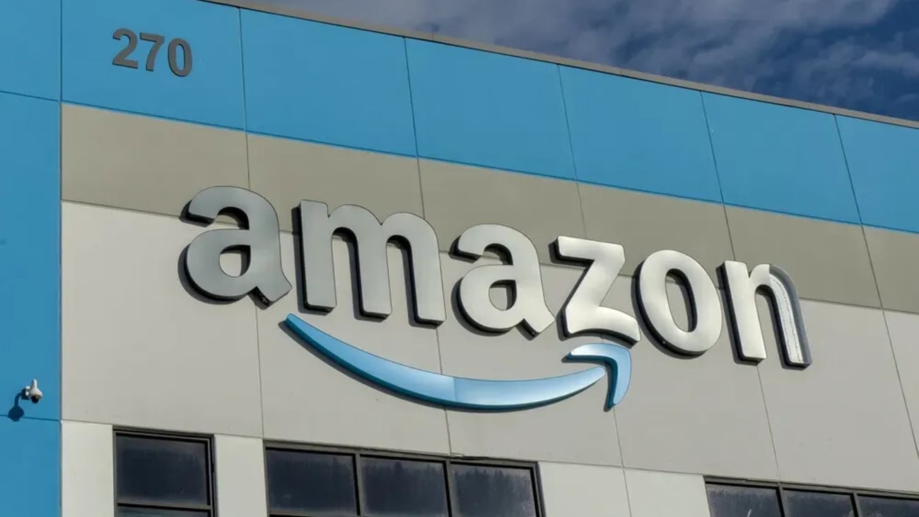 Brooklyn, NY - May 26, 2025: Amazon company logo with damaged letter 'n' on warehouse office building in Red Hook, Brooklyn, New York City.; Shutterstock ID 2639877371