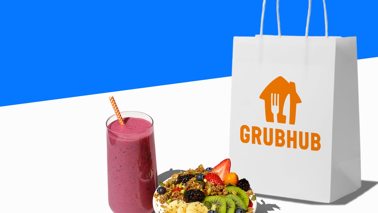 Amazon Grubhub partnership (Image: Business Wire)