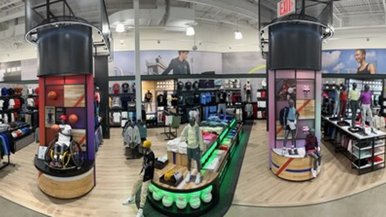Dick's Sporting Goods interior 