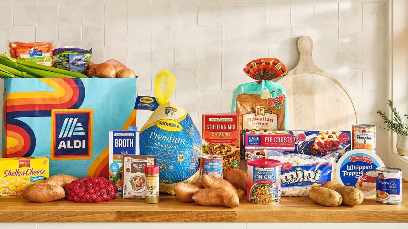 Aldi Thanksgiving basket ingredients