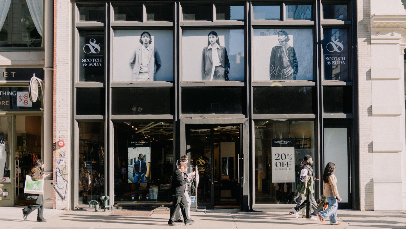 Scotch & Soda has opened in New York City’s trendy SoHo neighborhood.