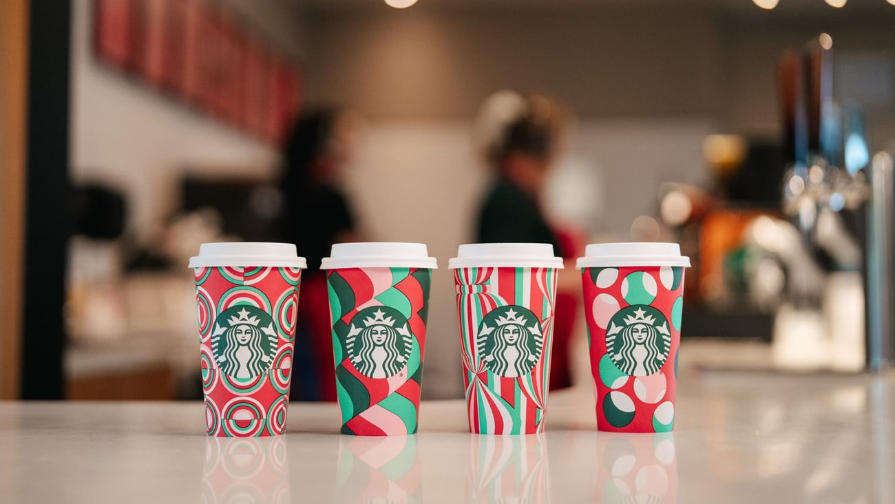 Starbucks holiday cups 