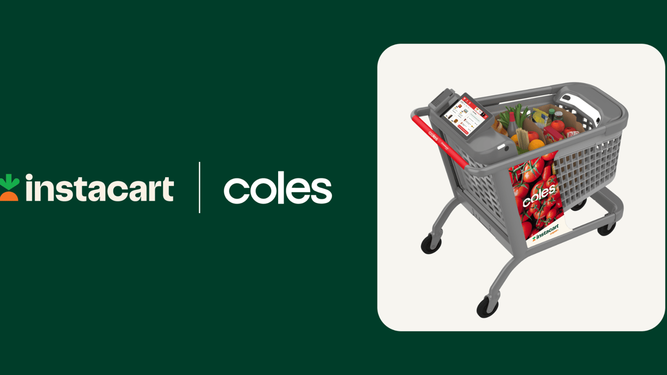 Coles deploys Instacart Caper Carts