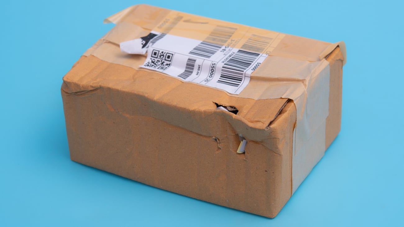 Damaged package