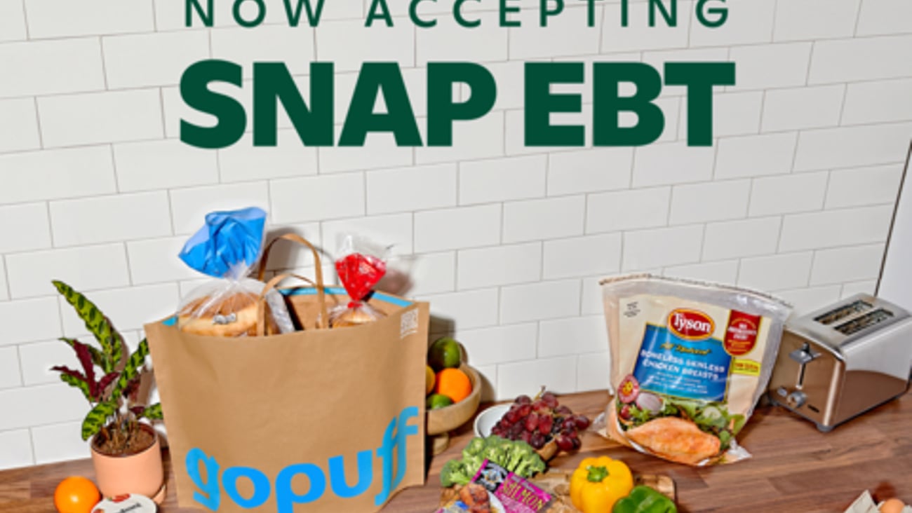 Gopuff accepts SNAP EBT