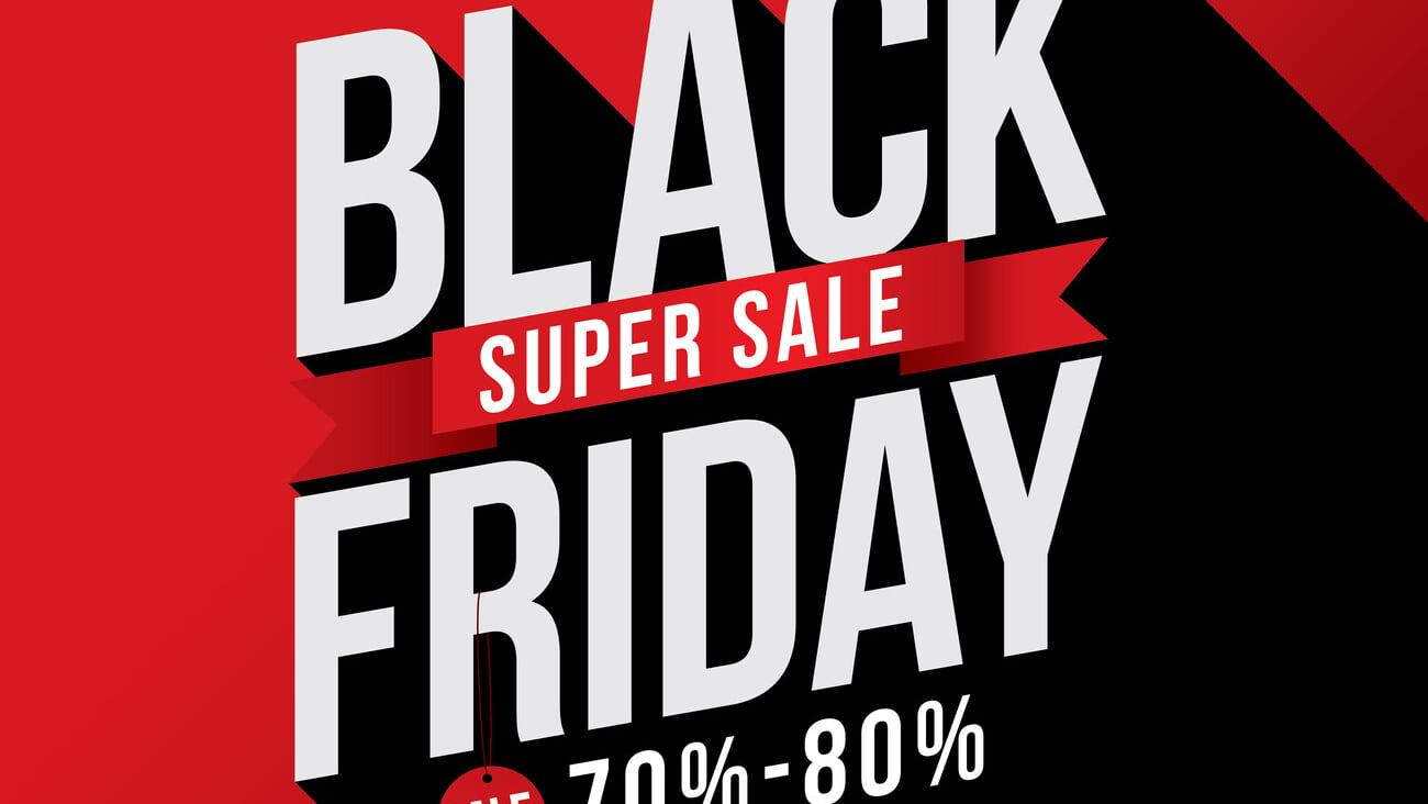 Black Friday Sale with discount 70%-80%. Vector illustration; Shutterstock ID 482629921