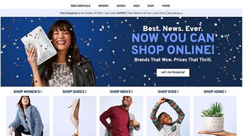 Marshalls' new website