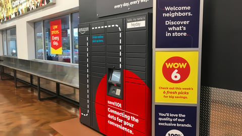 Amazon locker at Save A Lot