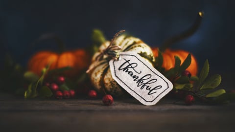 Thanksgiving message