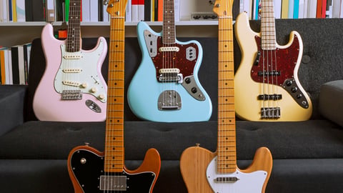 Fender guitars