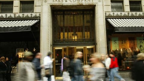 Saks storefront