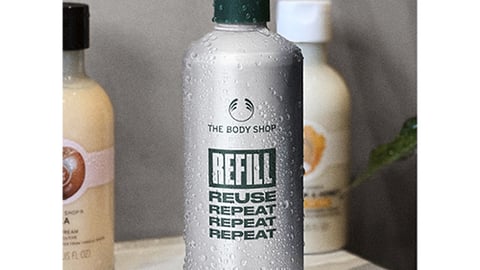 Body Shop refill bottle 