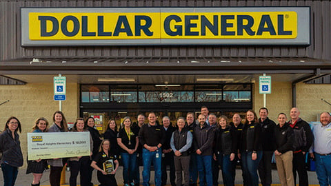 Dollar General celebrated the opening of its 19,000th store, in Joplin, Mo., earlier this year.