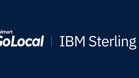 Walmart GoLocal and IBM Sterling