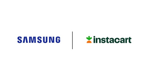 Samsung - Instacart logos