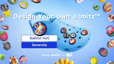 Crocs - Ablo AI Jibbitz design