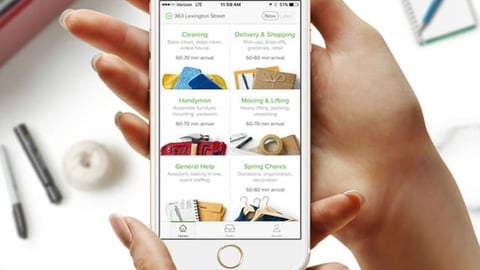 Taskrabbit app screen
