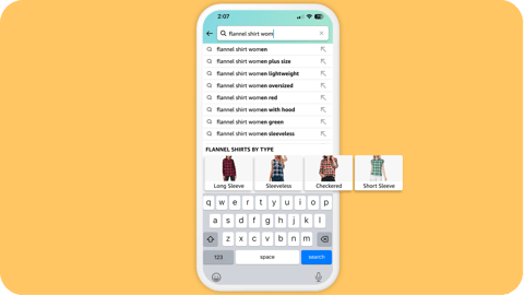 Amazon visual shopping