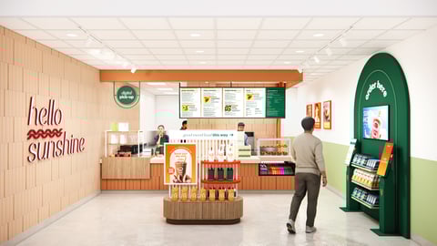 Jamba "Hello Sunshine" store design