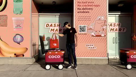 DoorDash Coco Robotics delivery