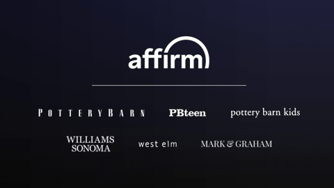 Affirm - Williams-Sonoma logos