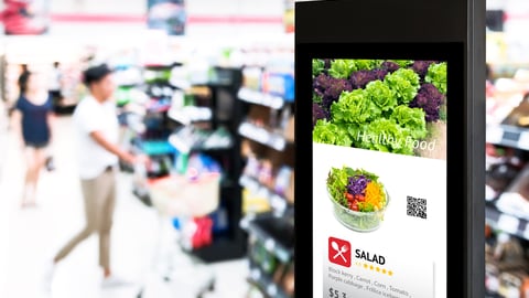 Digital in-store ad