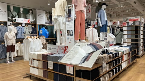 Interior of Uniqlo’s store in Brea Mall in Brea, Calif. (Image courtesy of Uniqlo)