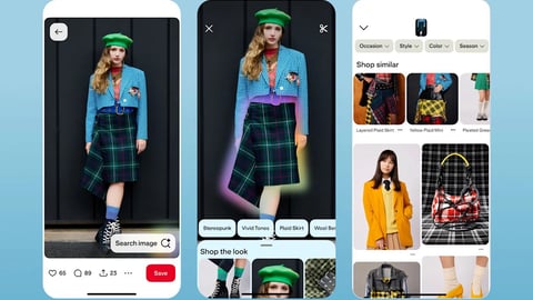 Pinterest visual search