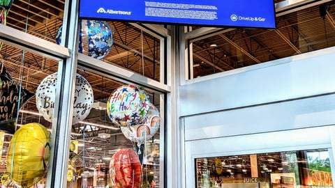 Albertsons digital screens (Photo Courtesy: Albertsons Companies).