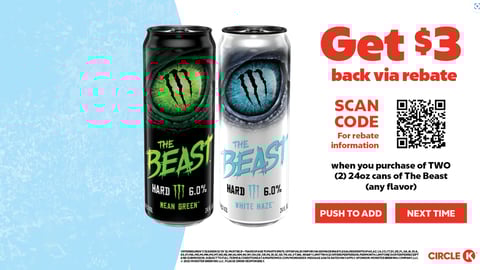 Circle K alcohol cashback