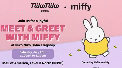 Niko Niko Boba x Miffy Mall of America