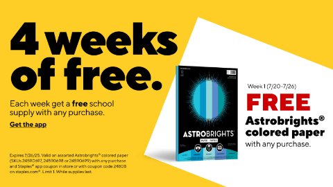 Staples Astrobrights