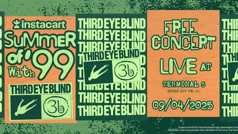 Instacart partners with Third Eye Blind